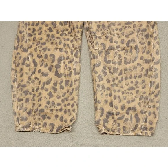 We The Free Leopard Print Jeans - Brown and Black - Picture 15 of 16